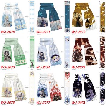 Genshin Impact game wrap scarf
