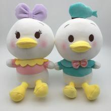 10inches Daisy Duck and Donald Duck plush dolls se...