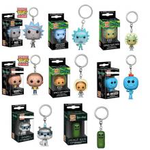 Funko pop Rick and Morty figure doll key chain