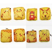 Pokemon anime short zipper wallet