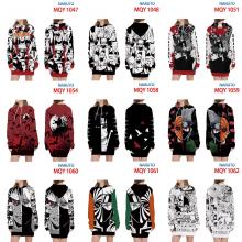 Naruto anime long sleeve long hoodie cloth