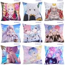 Re:Life in a different world from zero anime two-sided pillow