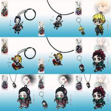 Demon Slayer anime key chain/necklace