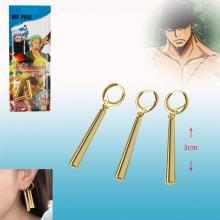 One Piece Zoro anime earrings
