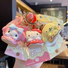 Cinnamoroll kuromi Kitty My Melody anime key chain