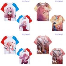 Darling in the FranXX 02 anime micro fiber t-shirt...