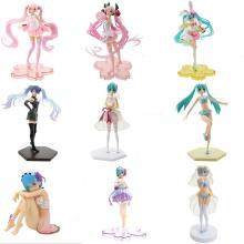 Hatsune Miku Rem anime figure(OPP bag)