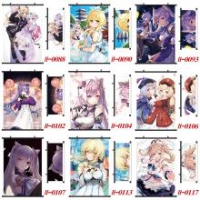 Genshin Impact game wall scroll wallscroll 60*90CM