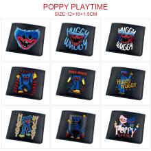 Poppy Playtime game black wallet