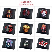 Naruto anime black wallet