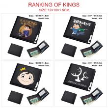 Ranking of Kings anime black wallet