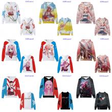 Darling in the FranXX 02 anime hoodies sweatshirts...