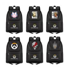 Overwatch game backpack bag