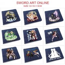 Sword Art Online anime denim wallet