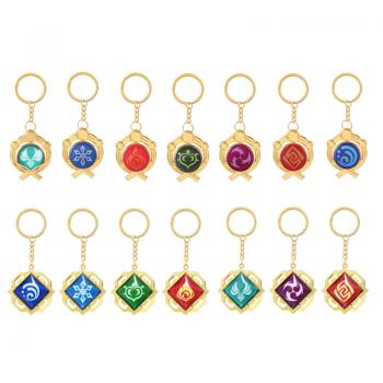 Genshin Impact Vision game two-sided luminous key chain(OPP bag)