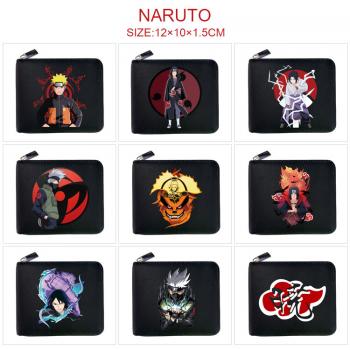 Naruto anime zipper wallet purse