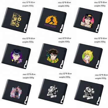 JoJo's Bizarre Adventure anime black wallet