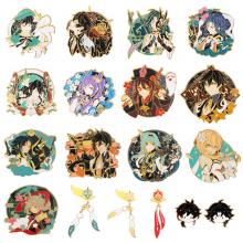 Genshin Impact game brooch pin key chain(OPP bag)