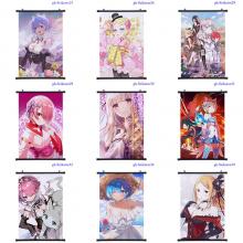 Re:Life in a different world from zero anime wall scroll wallscrolls