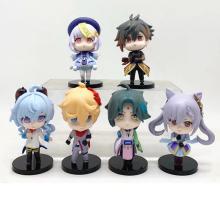 Genshin Impact game figures set(6pcs a set)(OPP bag)