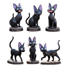 Kiki's Delivery Service JiJi anime figures set(6pc...