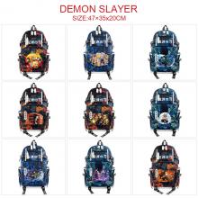 Demon Slayer anime USB camouflage backpack school ...