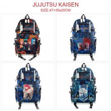 Jujutsu Kaisen anime USB camouflage backpack school bag