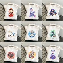 Genshin Impact game simple canvas handbag