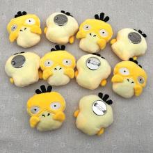 3.2inches Psyduck plush dolls set(10pcs a set)