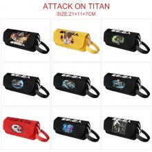 Attack on Titan anime portable pen case pencil bag