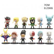 My Hero Academia anime figures set(12pcs a set)(OPP bag)