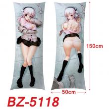 Super Sonico anime two-sided long pillow adult bod...