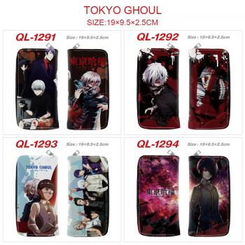 Tokyo ghoul anime long zipper wallet purse