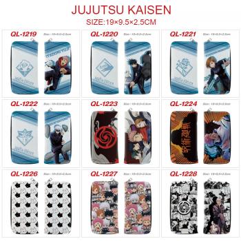 Jujutsu Kaisen anime long zipper wallet purse