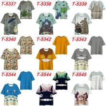 Totoro anime short sleeve t-shirt