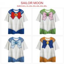 Sailor Moon anime short sleeve t-shirt
