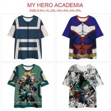 My Hero Academia anime short sleeve t-shirt
