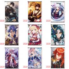 Genshin Impact game wall scroll wallscroll(60*90CM...