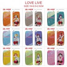 Love Live anime long zipper wallet purse