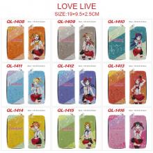 Love Live anime long zipper wallet purse