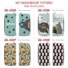 Totoro anime long zipper wallet purse