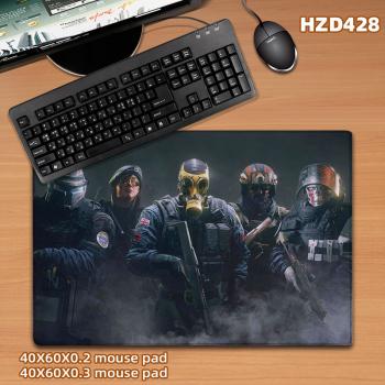 Rainbow Six game big mouse pad 40X60CM