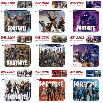 Fortnite game zipper wallet purse