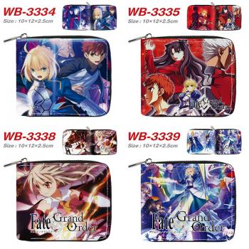 Fate Grand Order anime zipper wallet purse