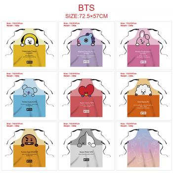 BTS BT21 star apron pinny