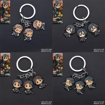 Attack on Titan anime key chain