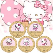 Hello Kitty Lucky coin decision coin collect coins