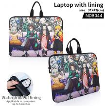 Demon Slayer anime laptop with lining computer package bag