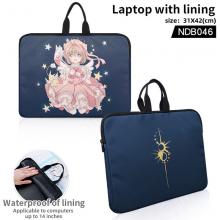 Card Captor Sakura laptop with lining computer pac...