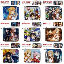 Sword Art Online anime zipper wallet purse